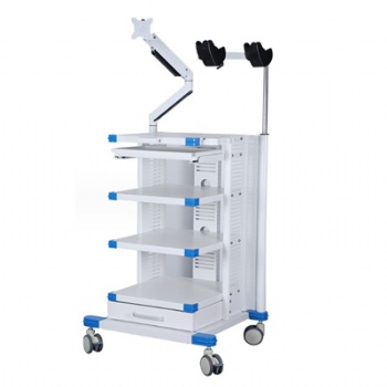 Medical Endoscopy Cart Trolley Tower